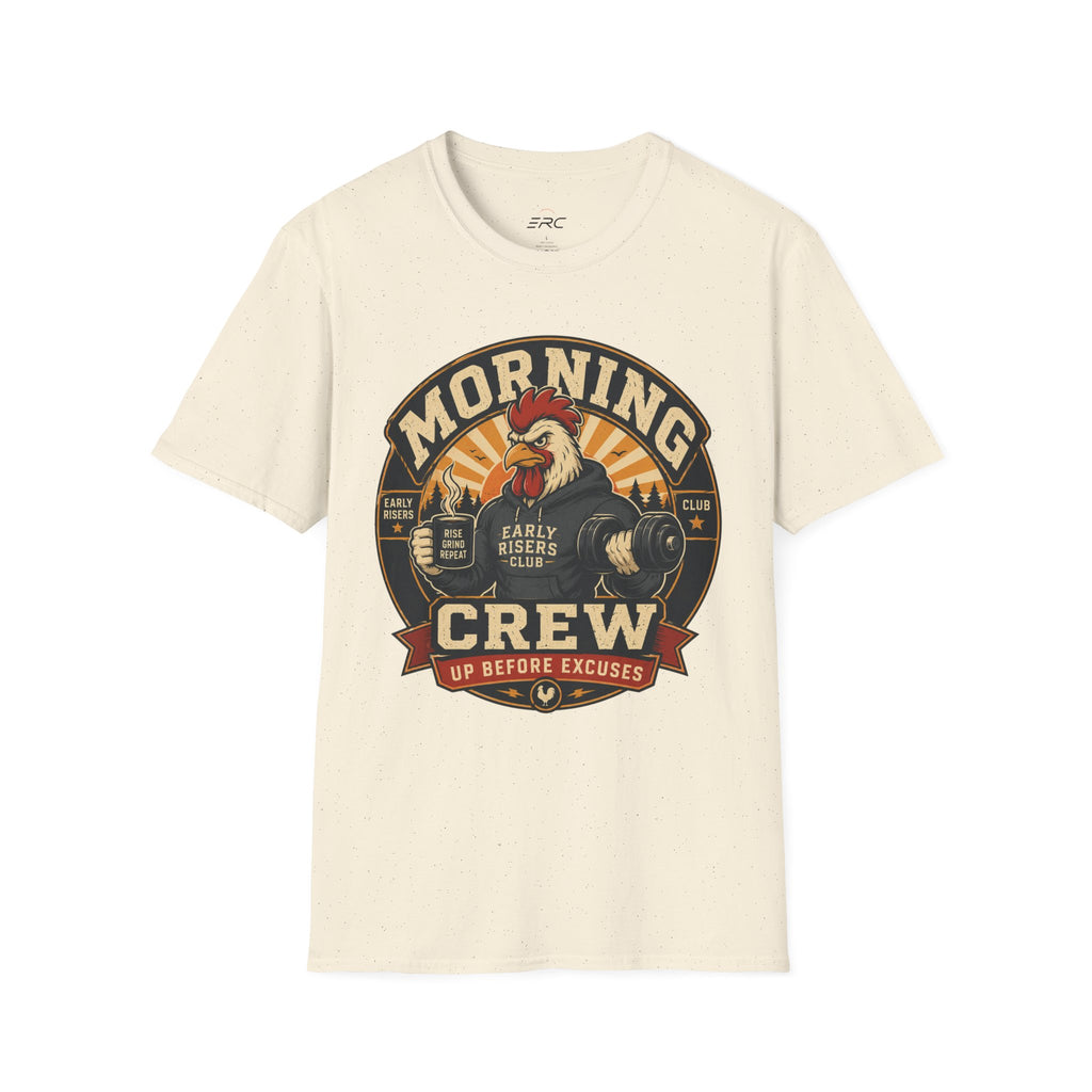 Morning Crew Rooster T-Shirt