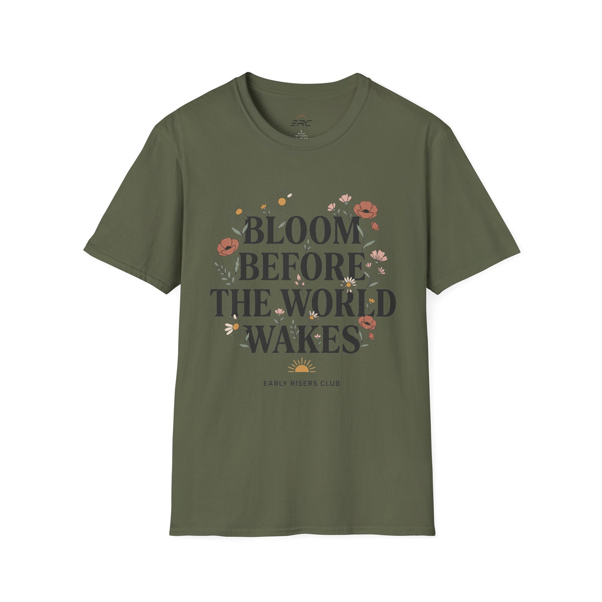 Bloom Before the World Wakes Floral T-Shirt