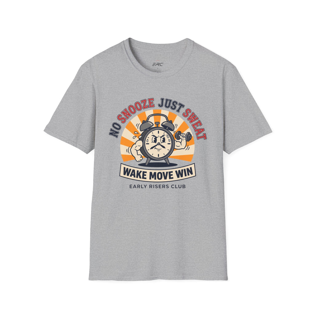 No Snooze Just Sweat Alarm Clock T-Shirt