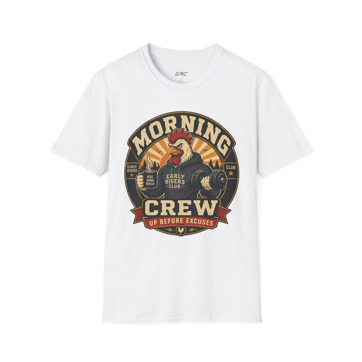 Morning Crew Rooster T-Shirt