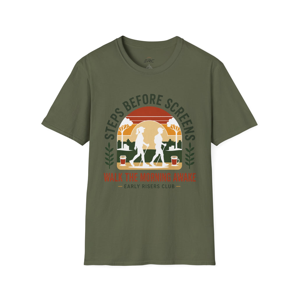Steps Before Screens T‑Shirt