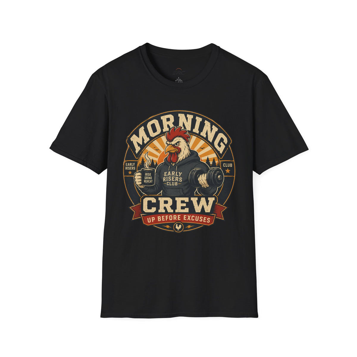 Morning Crew Rooster T-Shirt