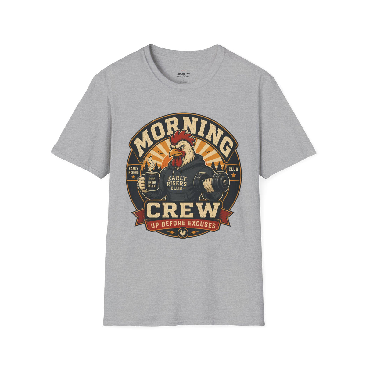 Morning Crew Rooster T-Shirt