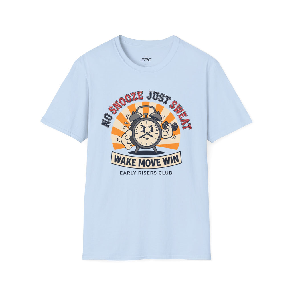 No Snooze Just Sweat Alarm Clock T-Shirt